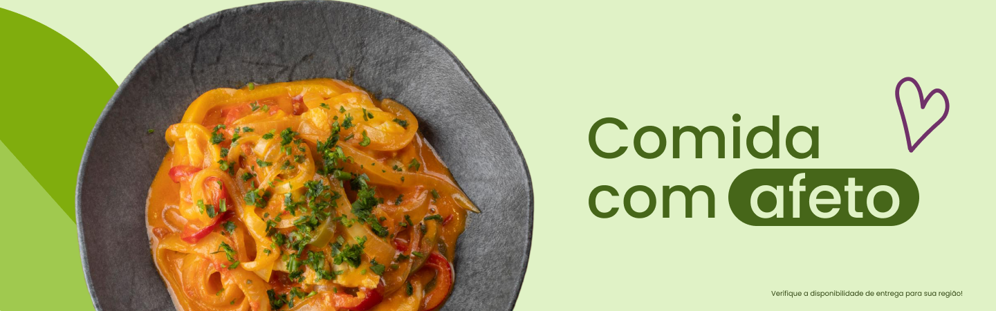 Banner desktop para Moqueca de banana da terra com arroz branco e farofa de dendê 400g