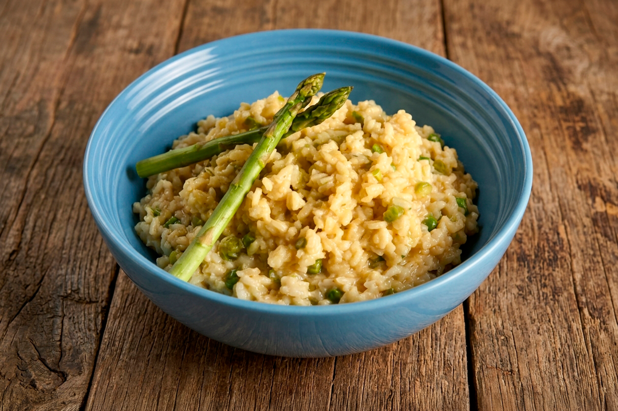 Risoto de aspargos congelado 180g