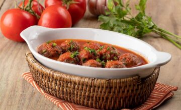 Almôndegas de carne ao sugo congelado 250g