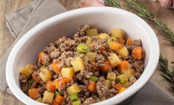 Carne moída com legumes congelado 200g