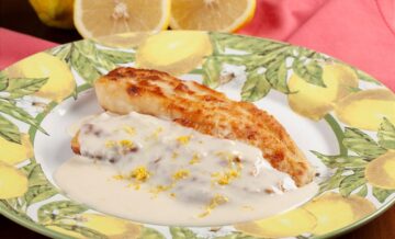 Filé de saint peter com creme de limão siciliano congelado 170g