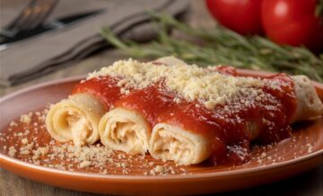 Panqueca de frango com requeijão ao molho sugo congelado 300g