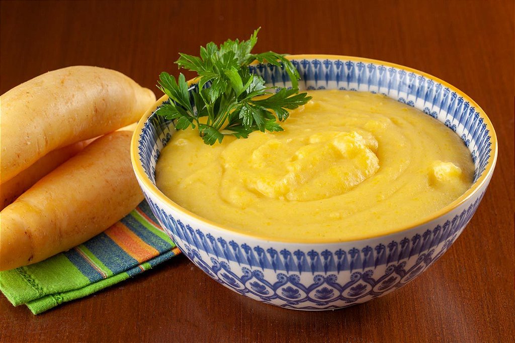 Purê de mandioquinha congelado 130g