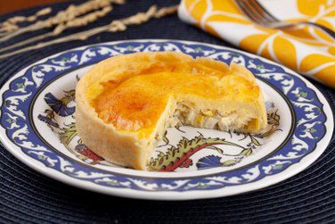 Quiche de alho poró congelado 100g
