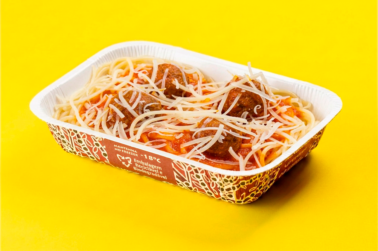 Espaguete ao sugo com almôndegas 400g