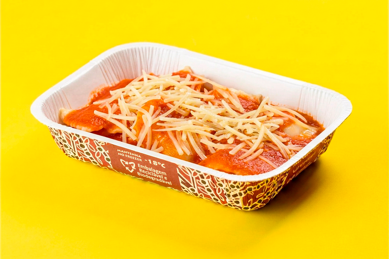 Raviolli de mussarela de búfala ao sugo 400g